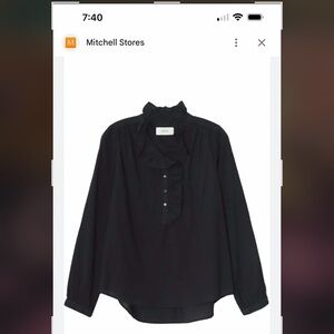 XiRENA caspian Black Blouse